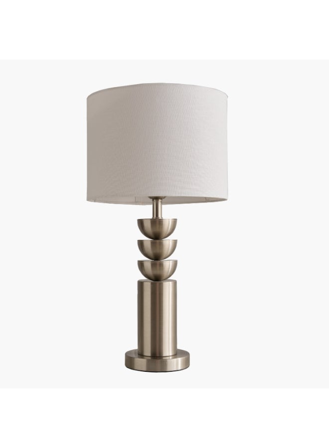 Home Box Metal Table Lamp with Linen Shade for Home - Image 5